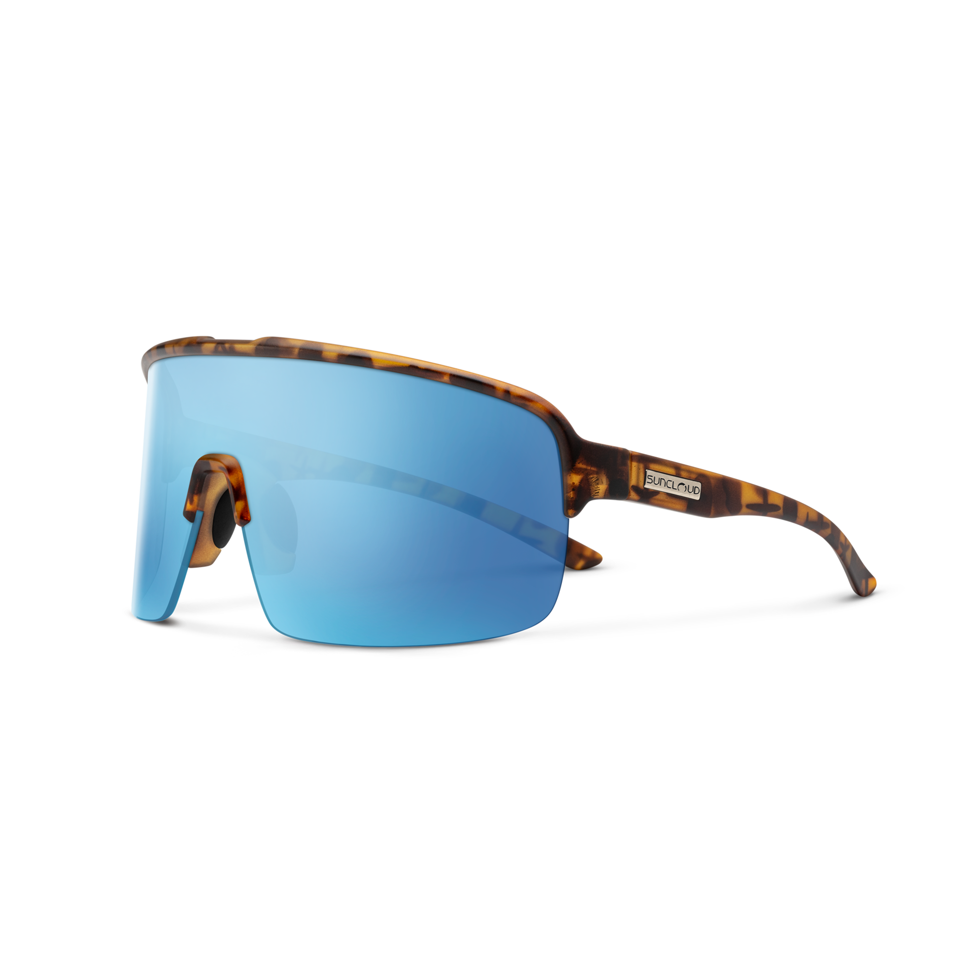 Amplify, Matte Tortoise + Polarized Aqua Mirror Lens