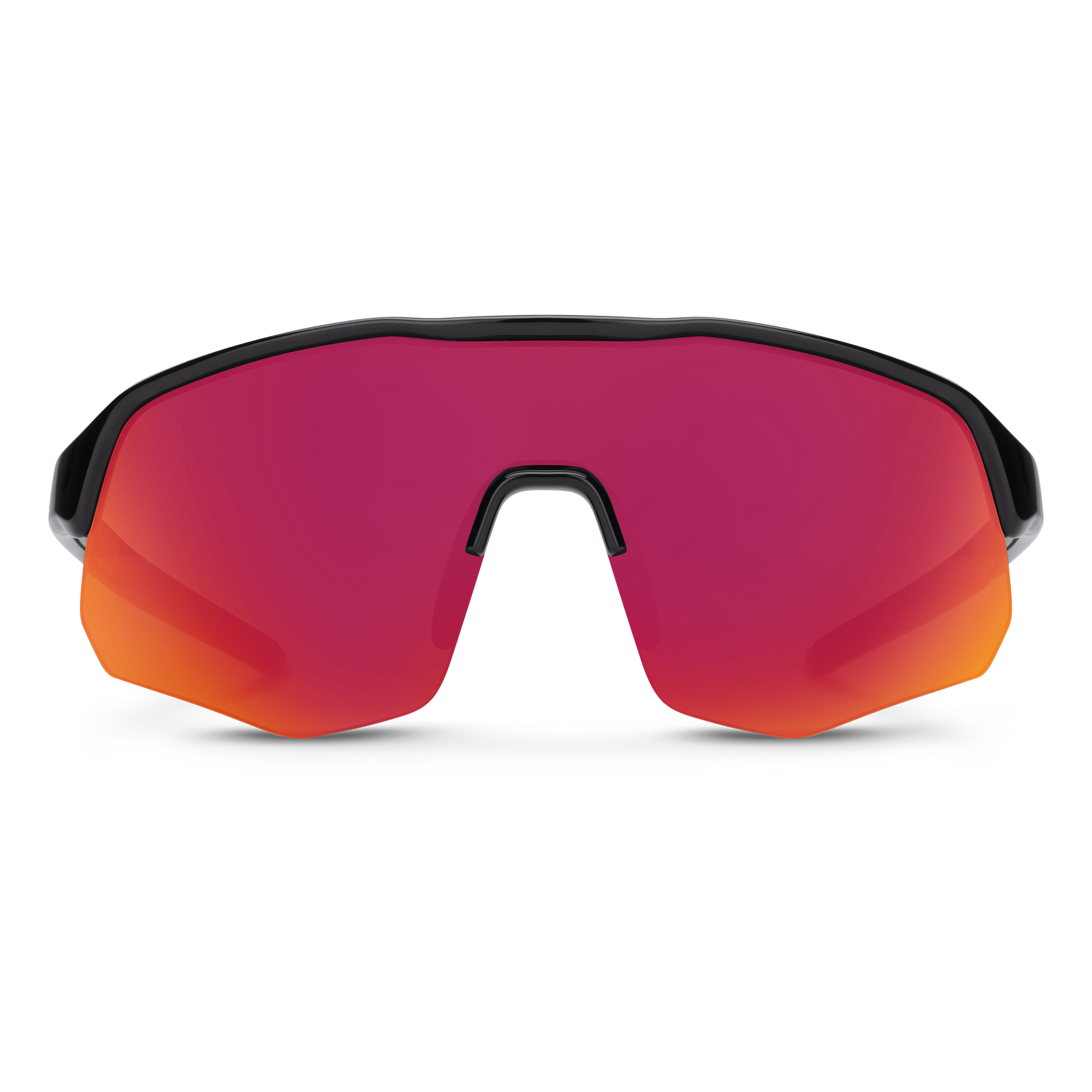 Cadence, Black + Polarized Red Mirror Lens
