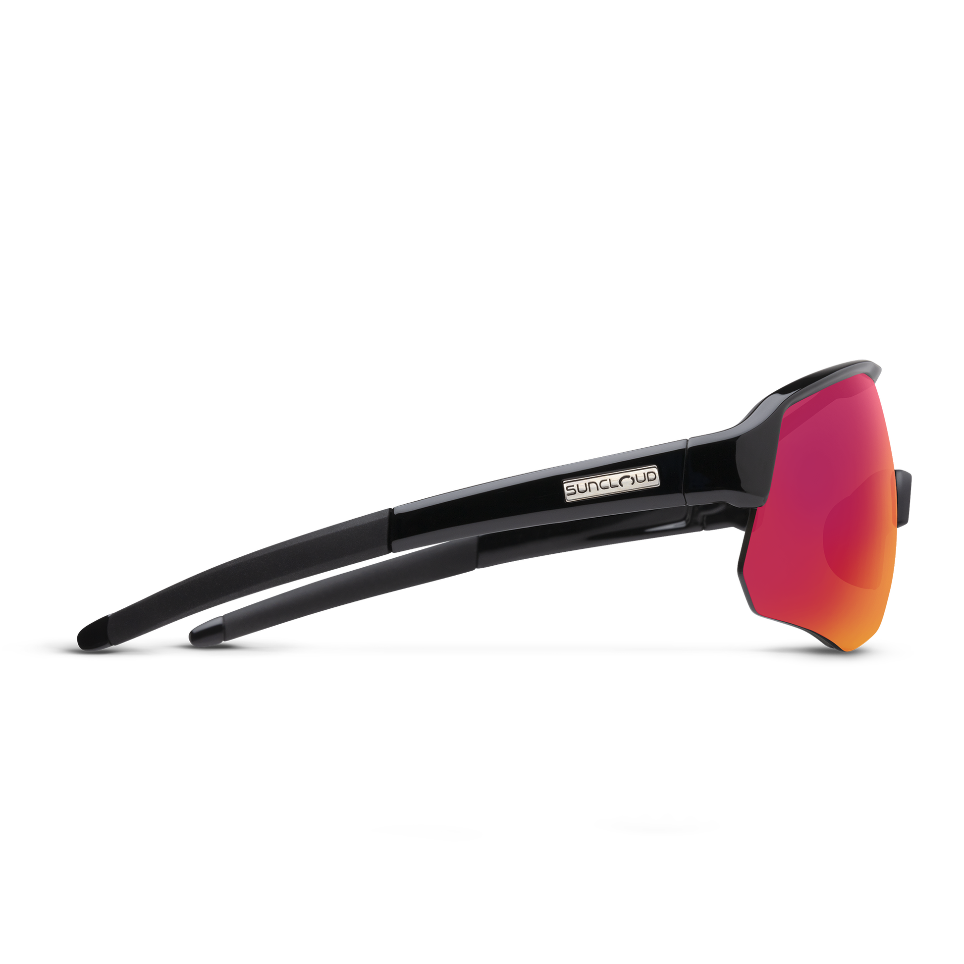 Cadence, Black + Polarized Red Mirror Lens