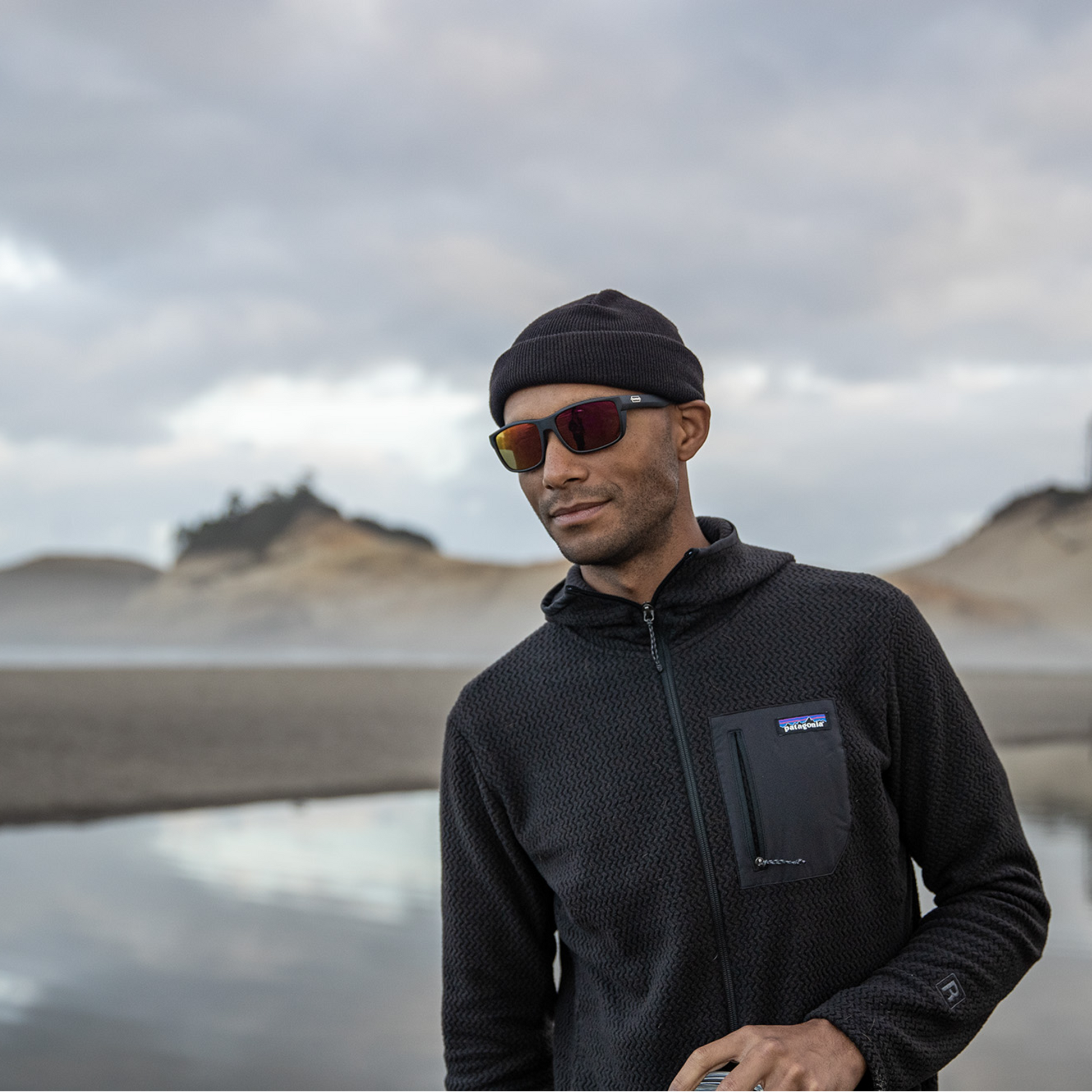 Mayor, Tortoise + Polarized Green Mirror Lens