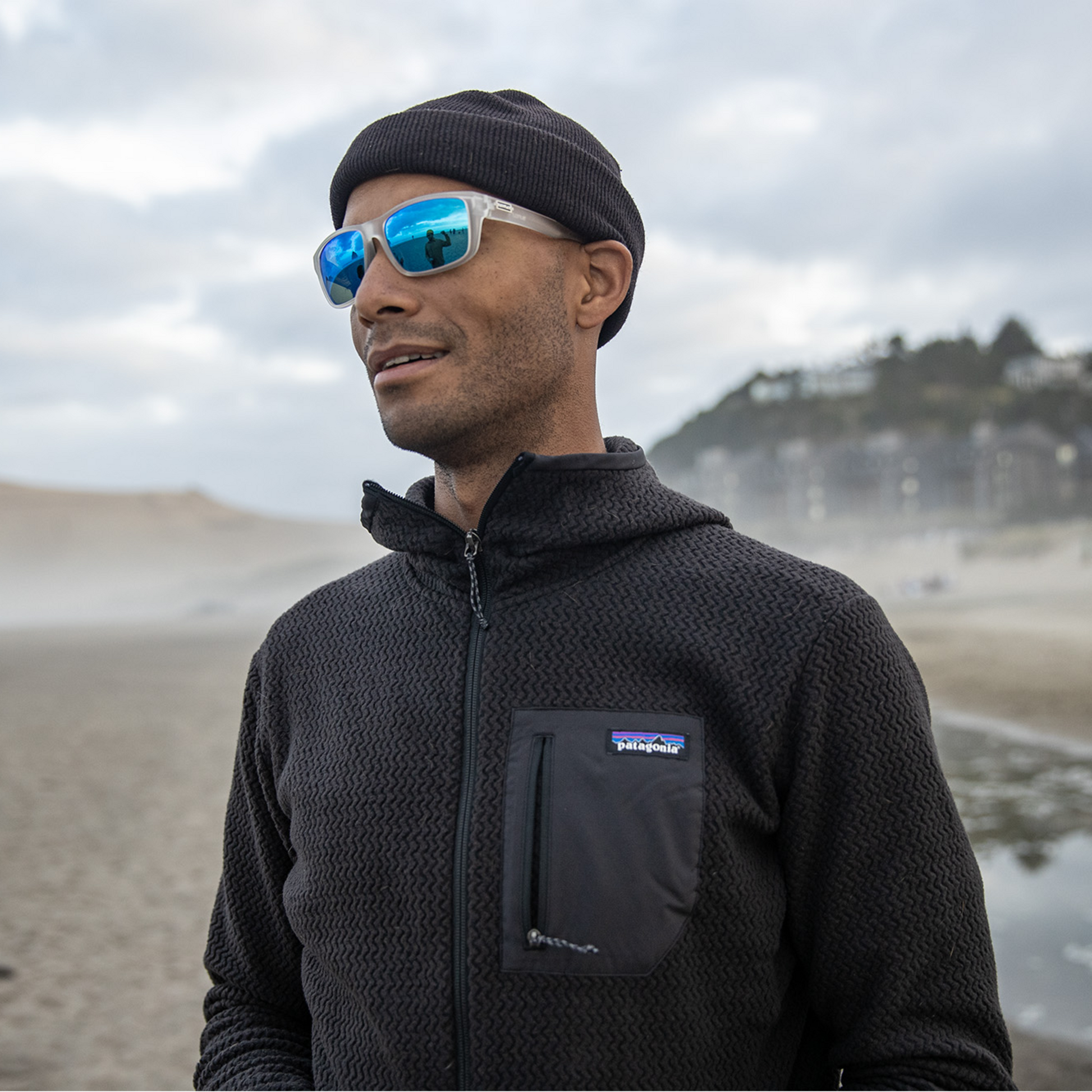 Mayor, Tortoise + Polarized Green Mirror Lens