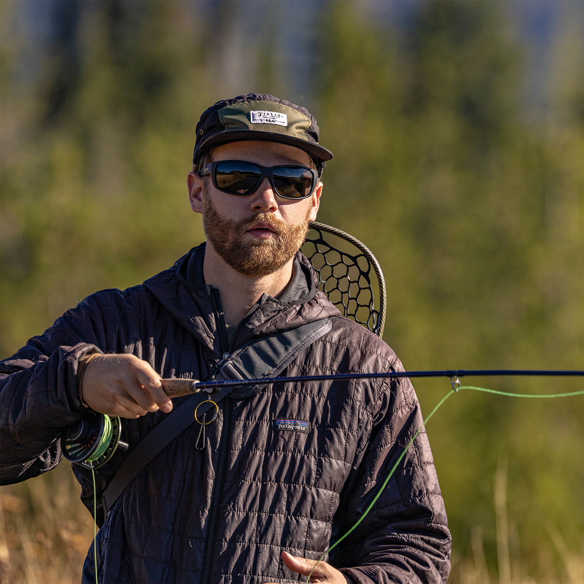 Milestone, Matte Black + Polarized Blue Mirror Lens