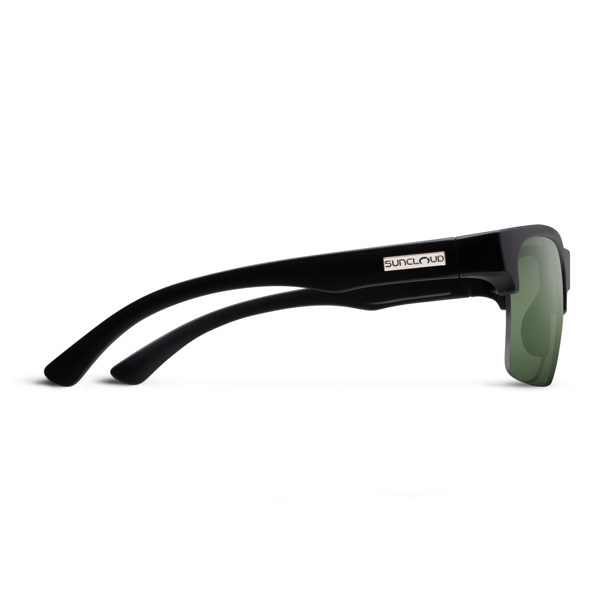Rambler Lite, Matte Black + Polarized Gray Green Lens
