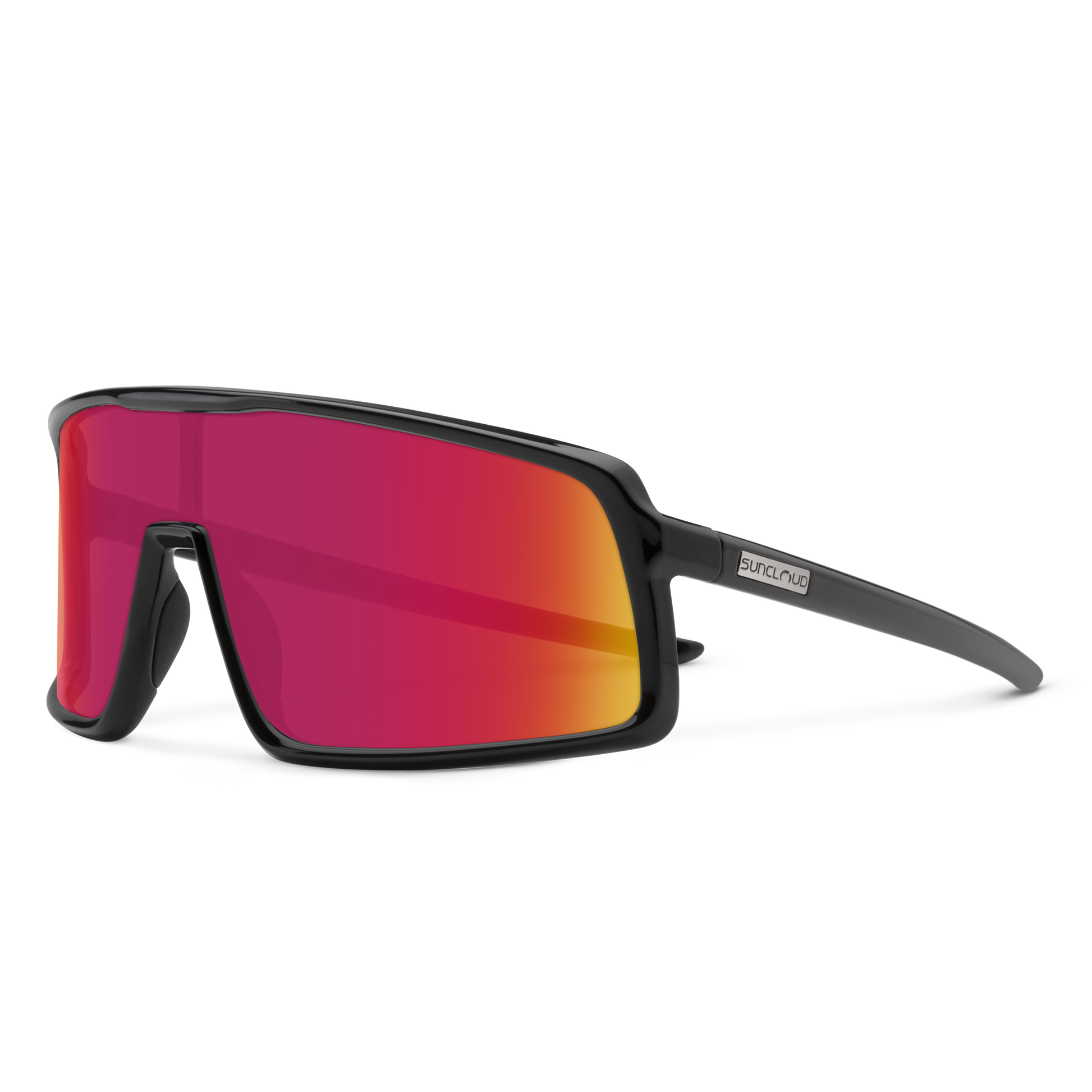 Upshot, Black + Polarized Red Mirror Lens