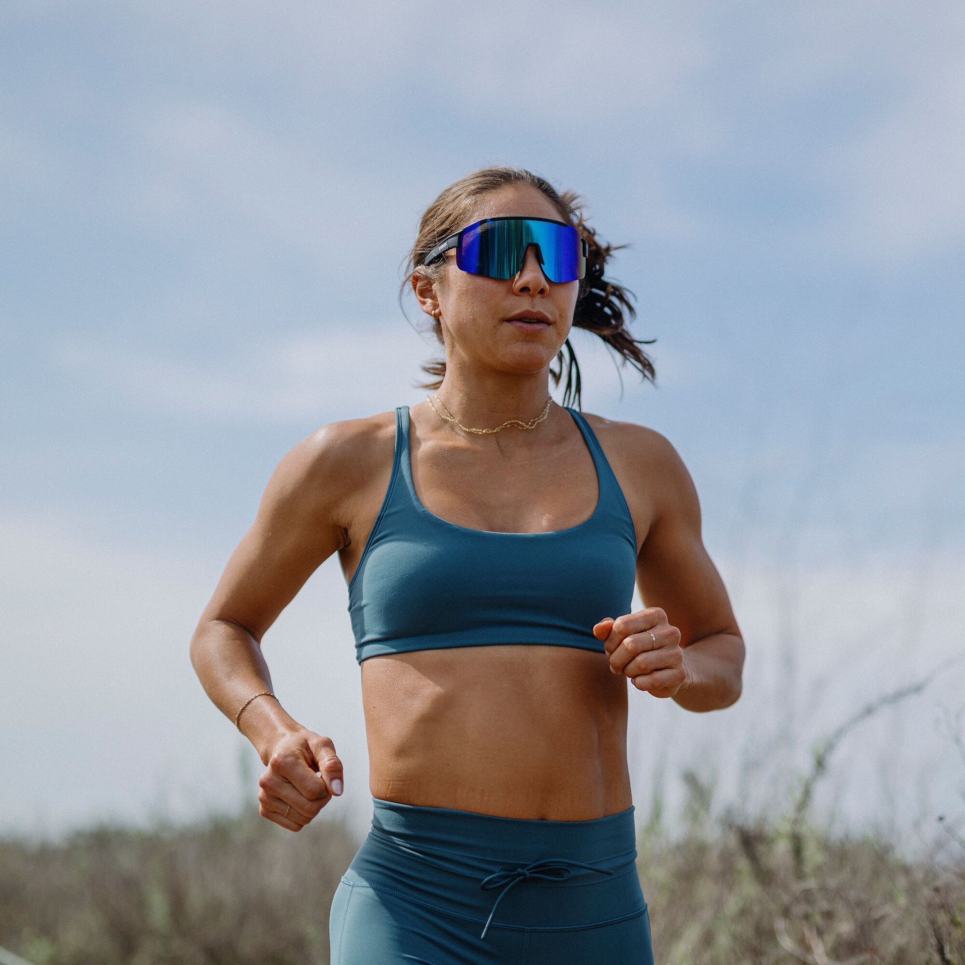 Upshot, Black + Polarized Red Mirror Lens