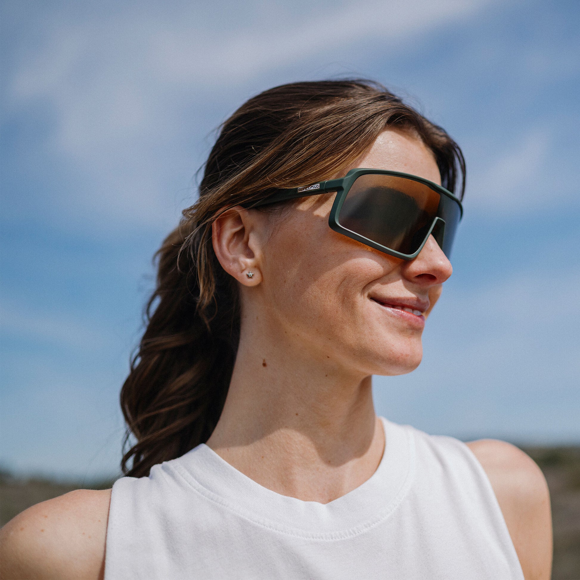 Upshot, Black + Polarized Red Mirror Lens