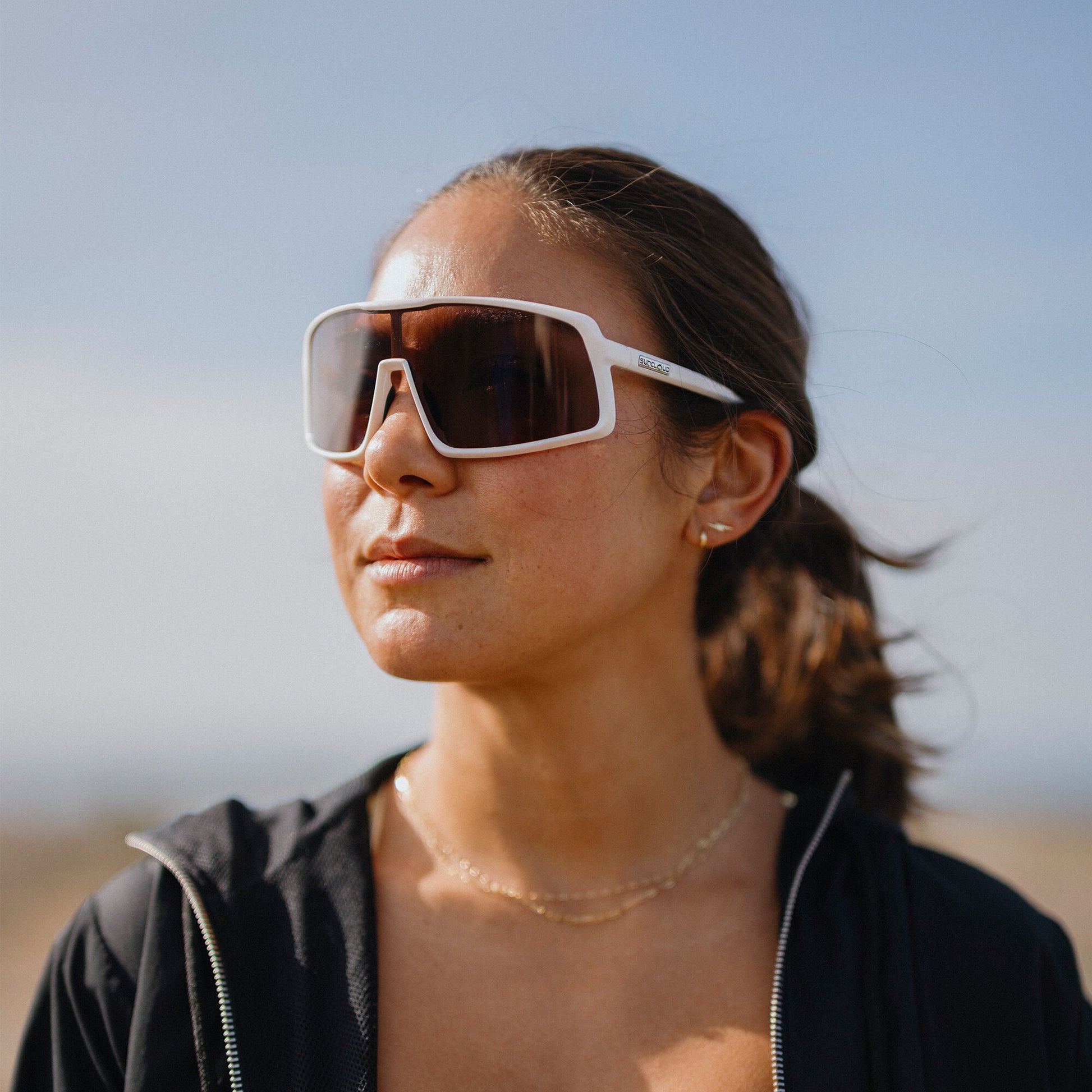 Upshot, Black + Polarized Red Mirror Lens