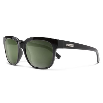 Affect, Black + Polarized Gray Green Lens