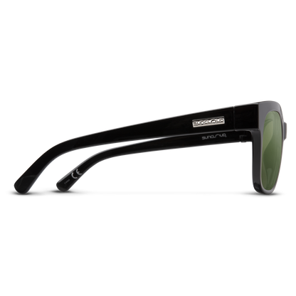Affect, Black + Polarized Gray Green Lens