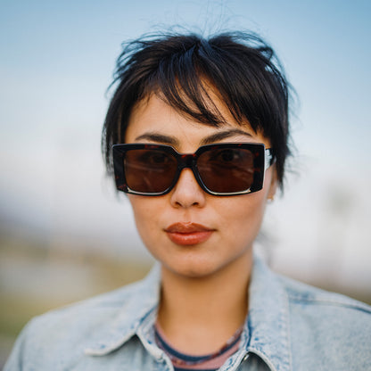 Astoria, Black + Polarized Gray Green Lens