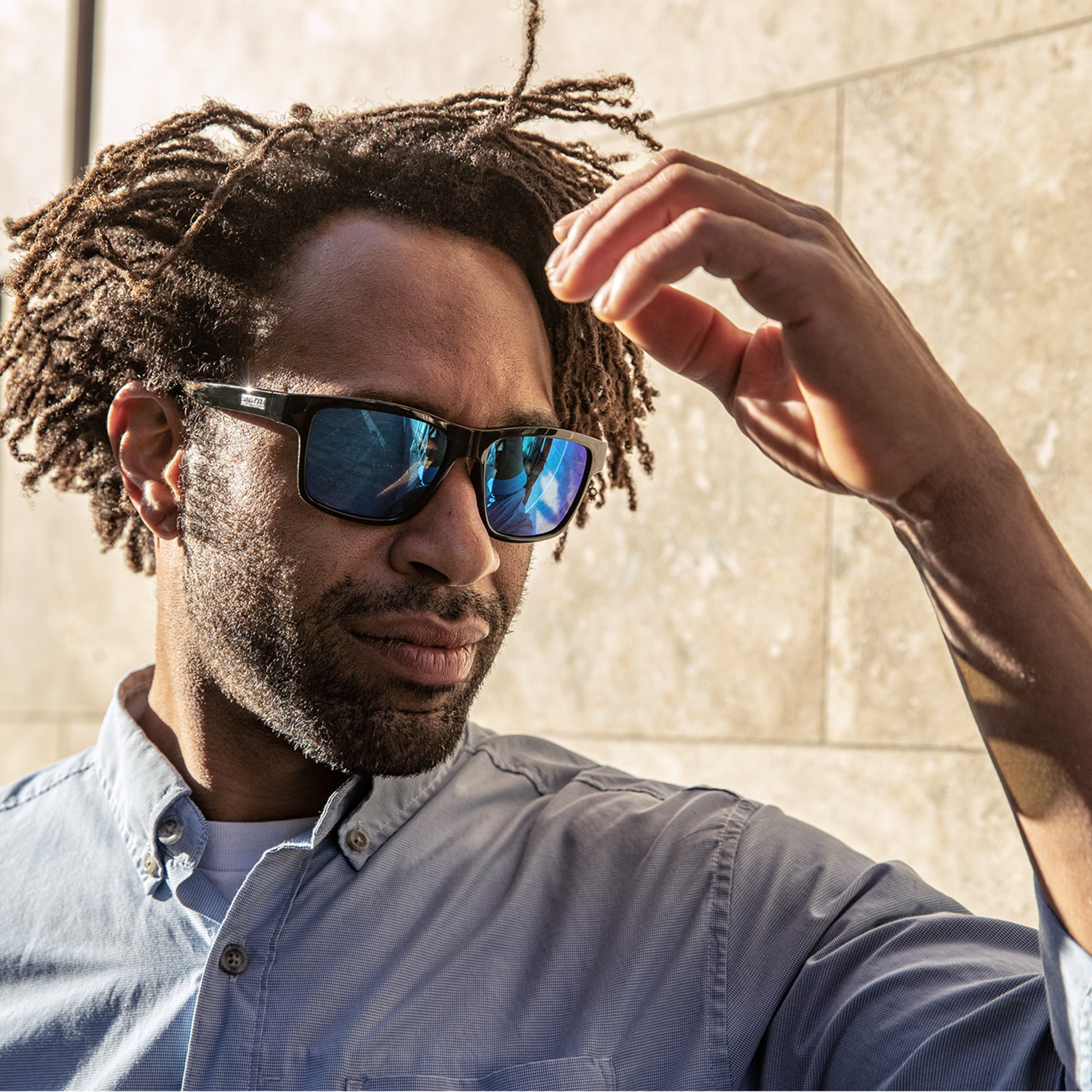 A-Team, Crystal Marine + Polarized Aqua Mirror Lens