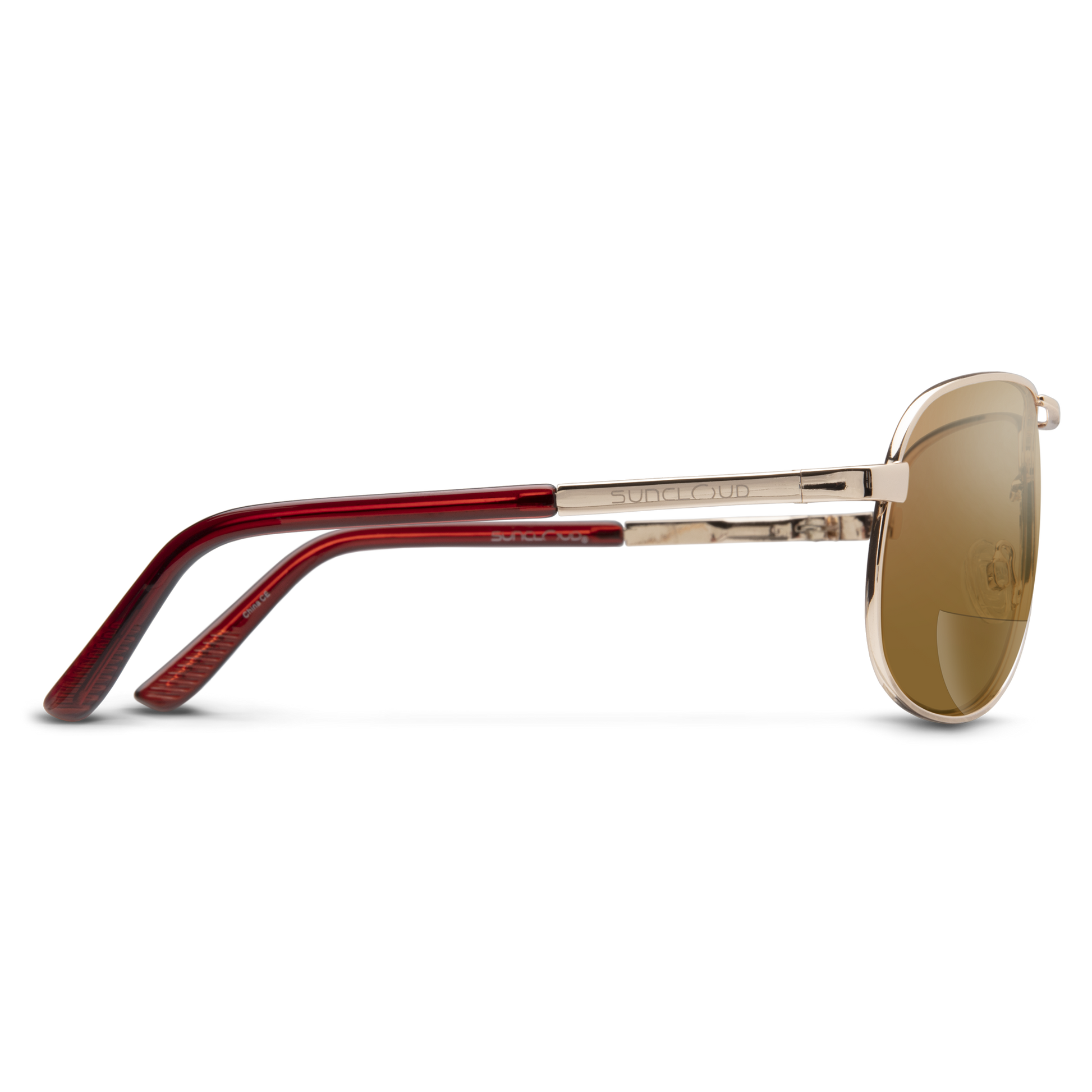 Aviator Reader, Gold + Polarized Brown 250 Lens