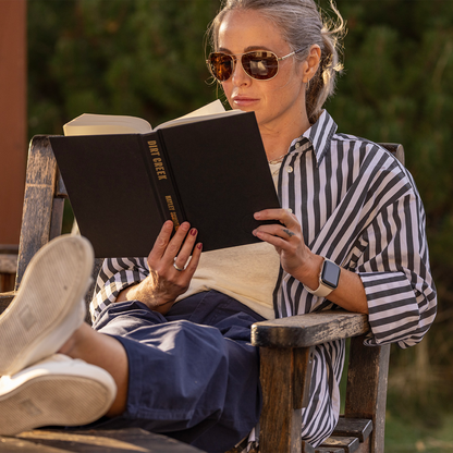 Aviator Reader, Gold + Polarized Brown 250 Lens
