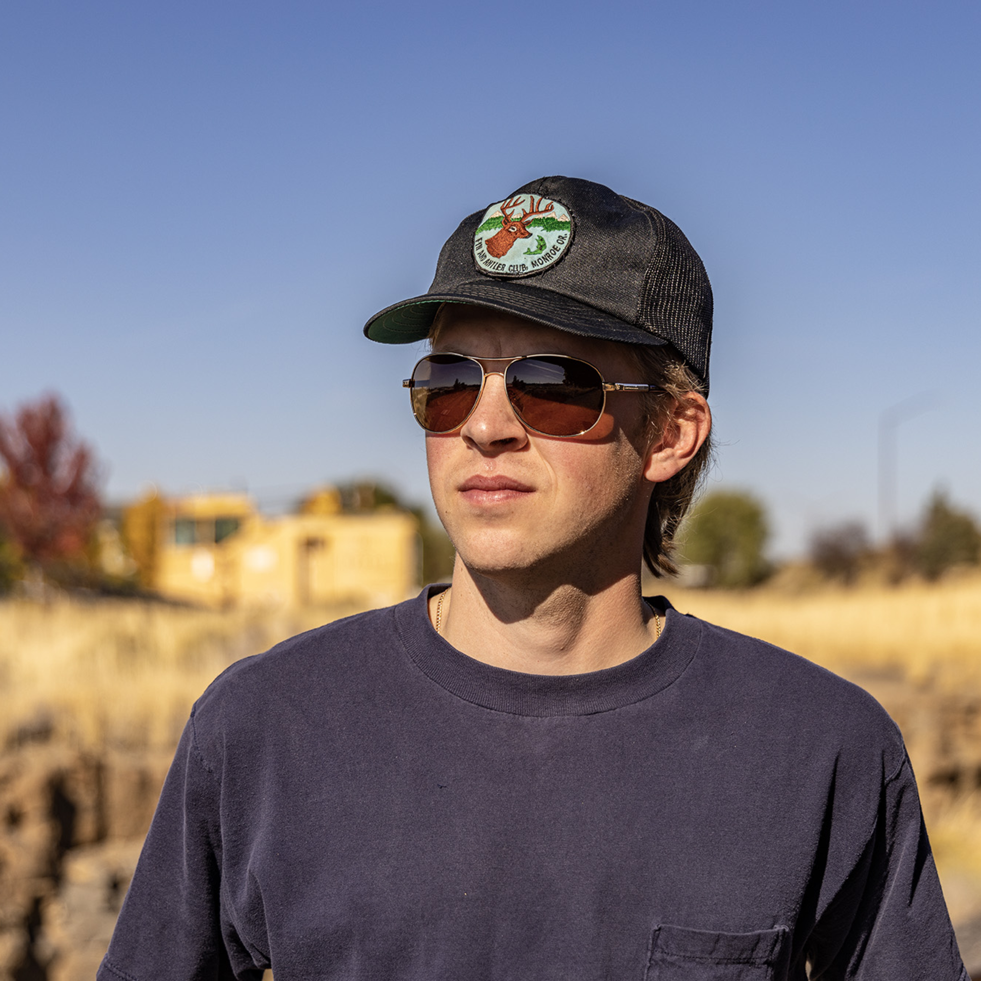 Aviator, Silver + Polarized Gray  Lens