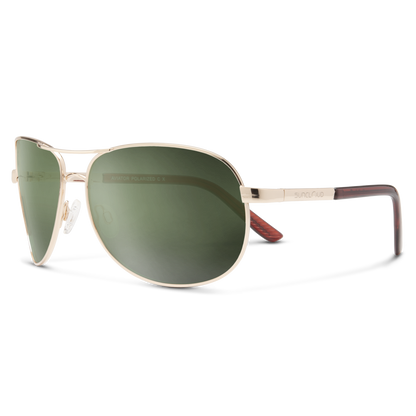 Aviator, Silver + Polarized Gray  Lens
