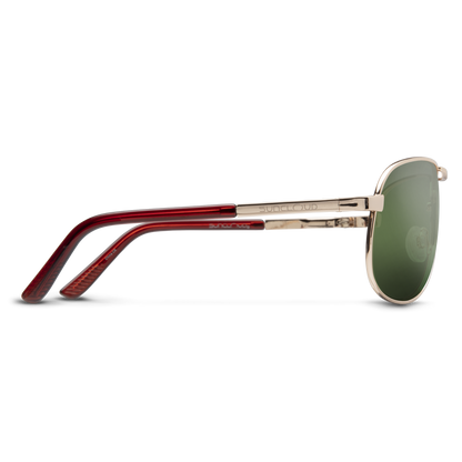 Aviator, Silver + Polarized Gray  Lens
