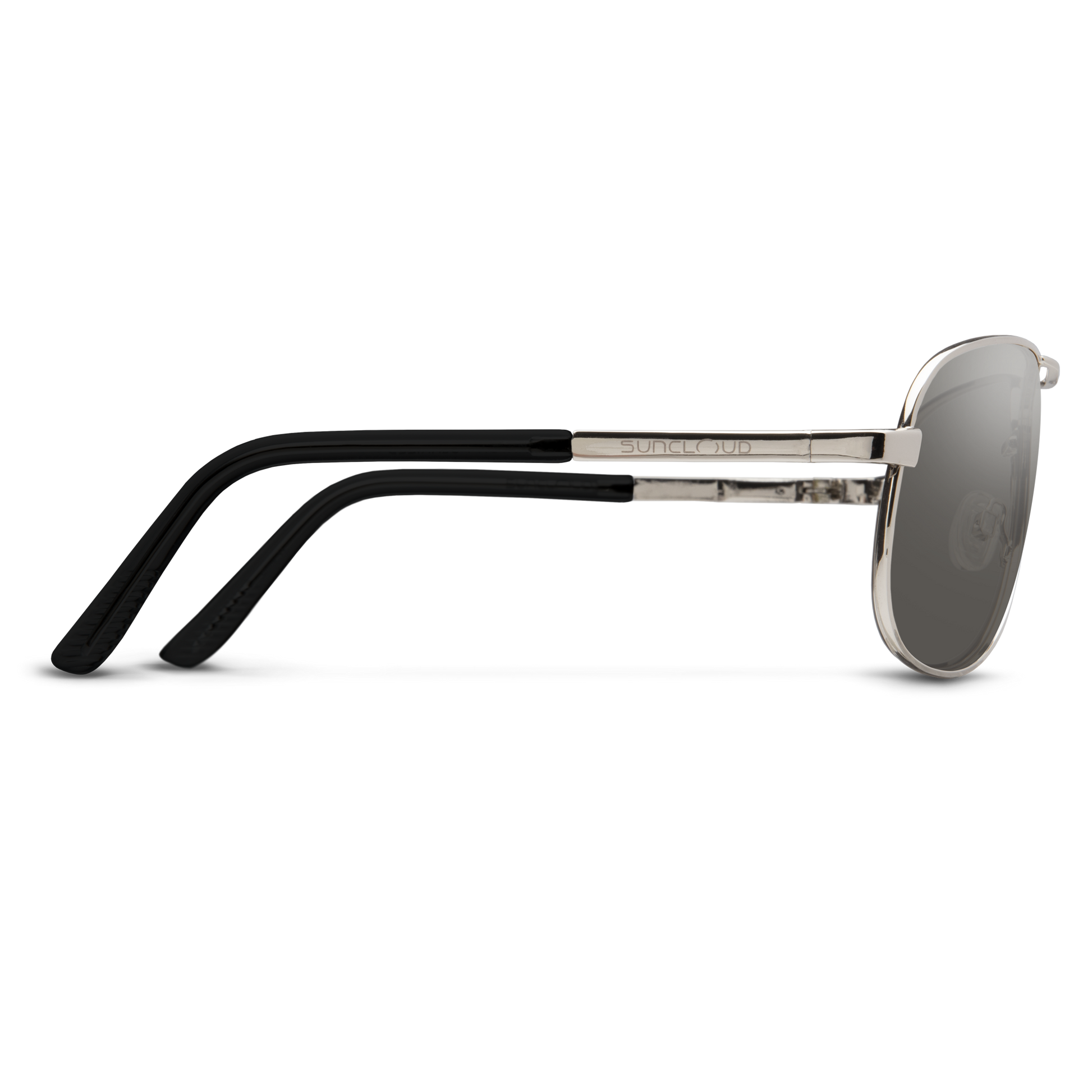 Aviator, Silver + Polarized Gray  Lens