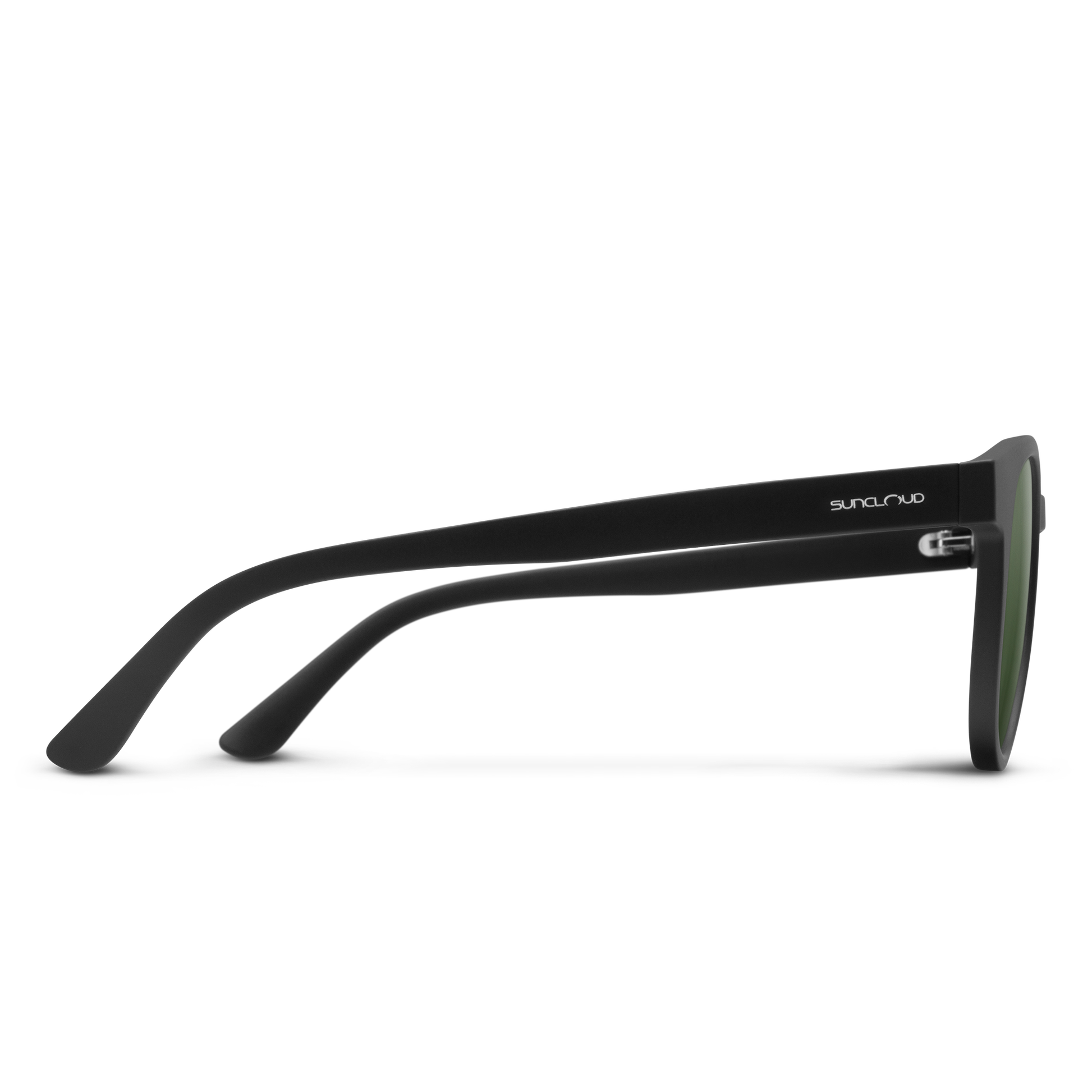 Barnes, Matte Black + Polarized Gray Green Lens