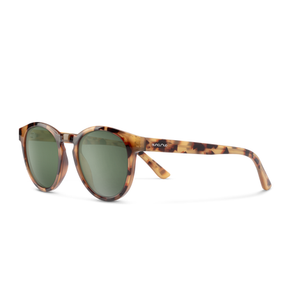 Barnes, Matte Black + Polarized Gray Green Lens