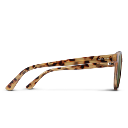 Barnes, Matte Black + Polarized Gray Green Lens