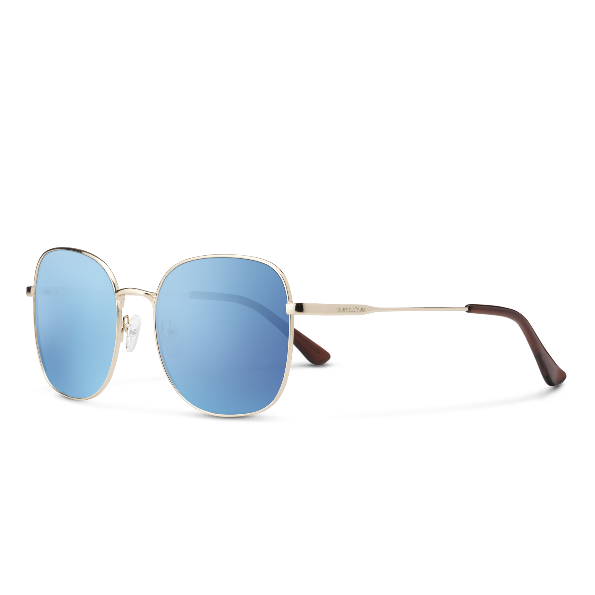 Beverly, Gold + Polarized Brown Gradient Lens