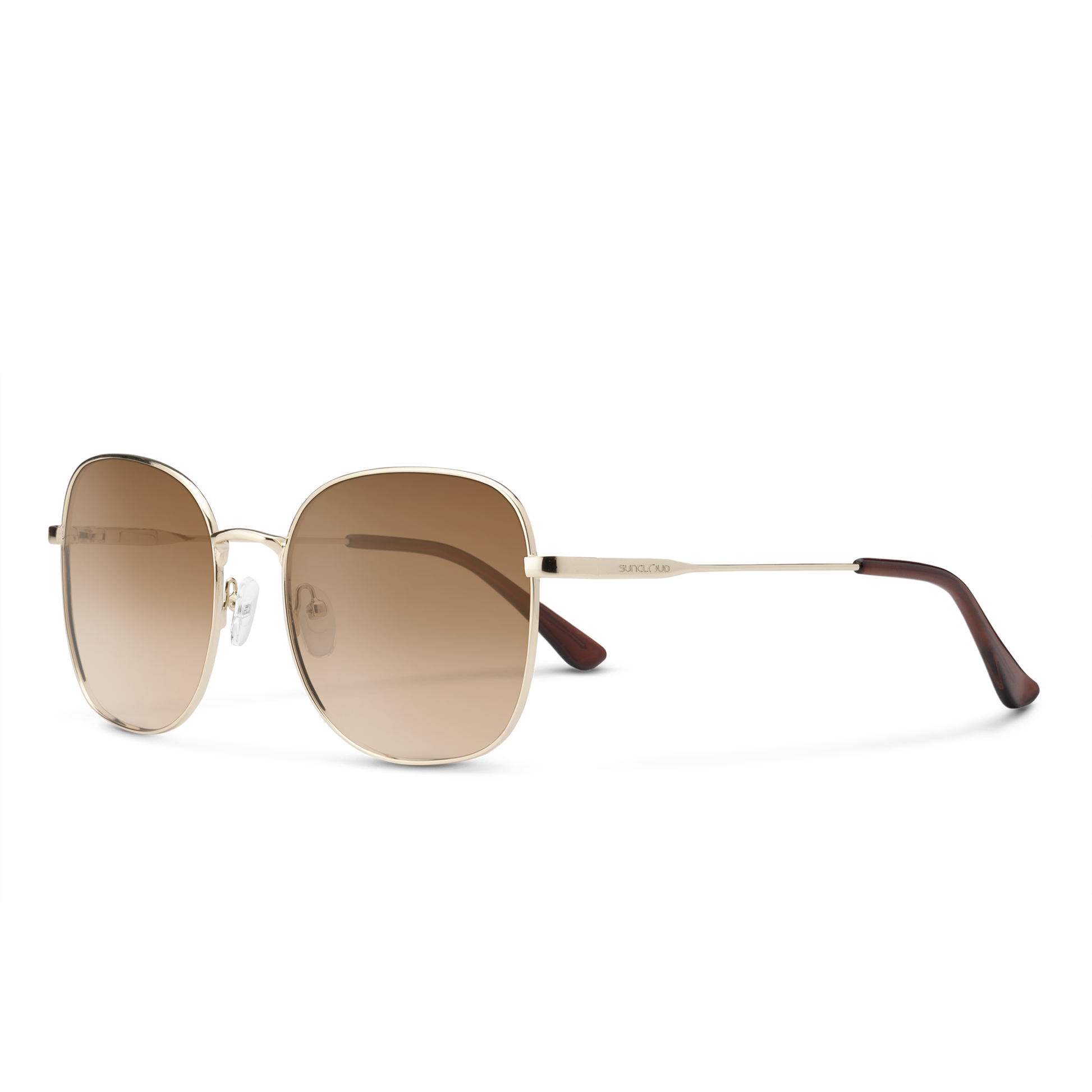 Beverly, Gold + Polarized Brown Gradient Lens