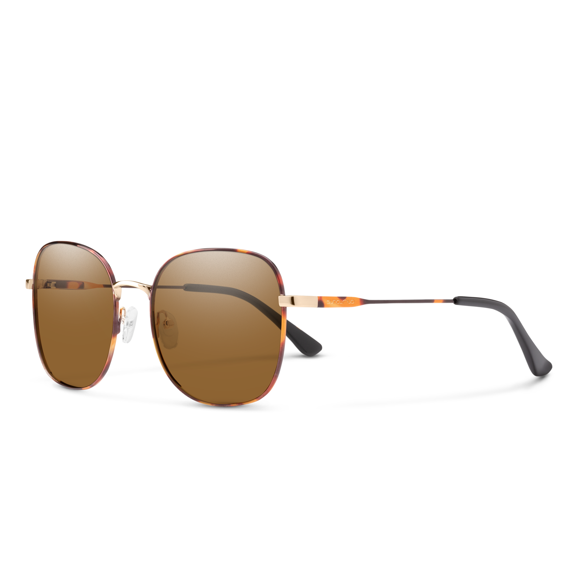 Beverly, Gold + Polarized Brown Gradient Lens