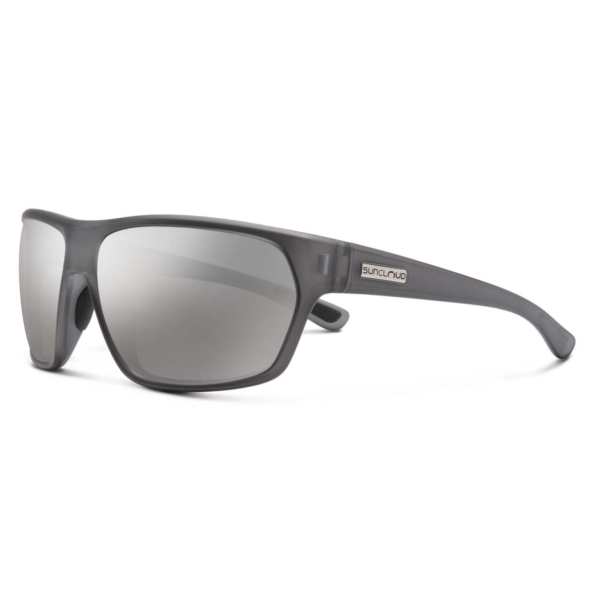 SUNCLOUD Black Sunglasses with Silver Accent Suncloud A-Team Polarized Sunglasses Unisex Acetate Classic  main image 3