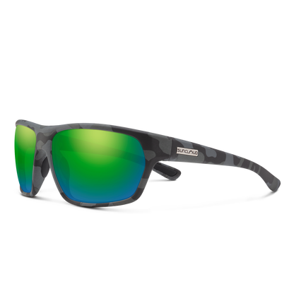Boone, Matte Black + Polarized Blue Mirror Lens