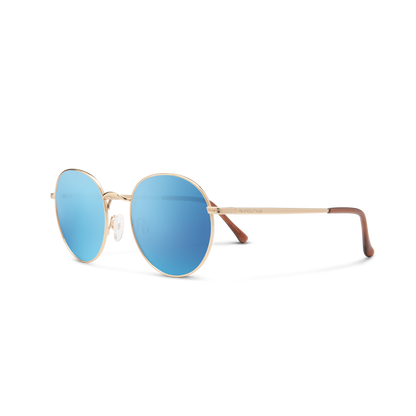 Bridge City, Rose Gold + Polarized Pink Gold Mirror Lens