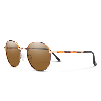 Bridge City, Rose Gold + Polarized Pink Gold Mirror Lens