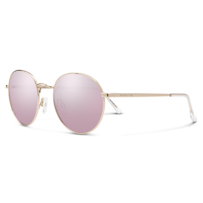 Bridge City, Rose Gold + Polarized Pink Gold Mirror Lens