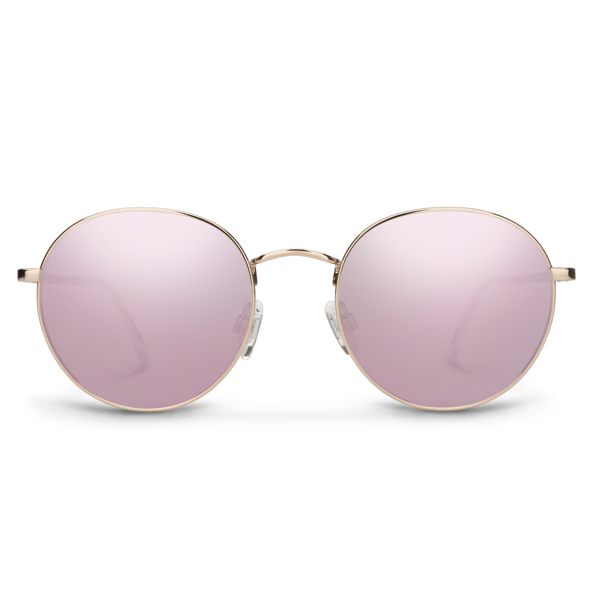 Bridge City, Rose Gold + Polarized Pink Gold Mirror Lens