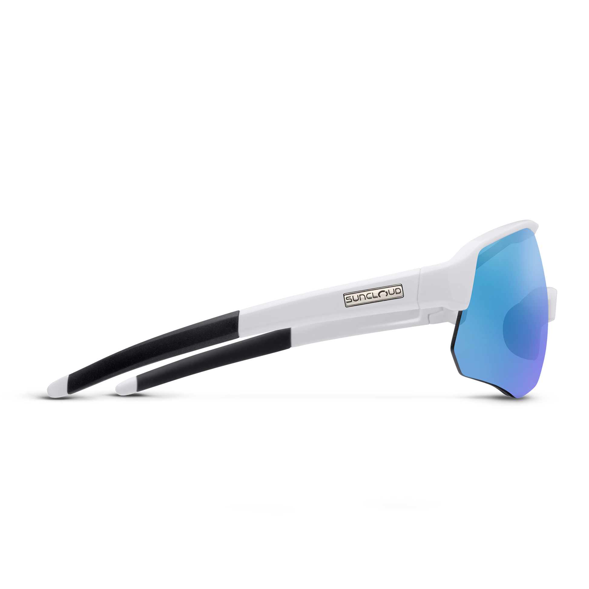 Cadence, White + Polarized Blue Mirror Lens