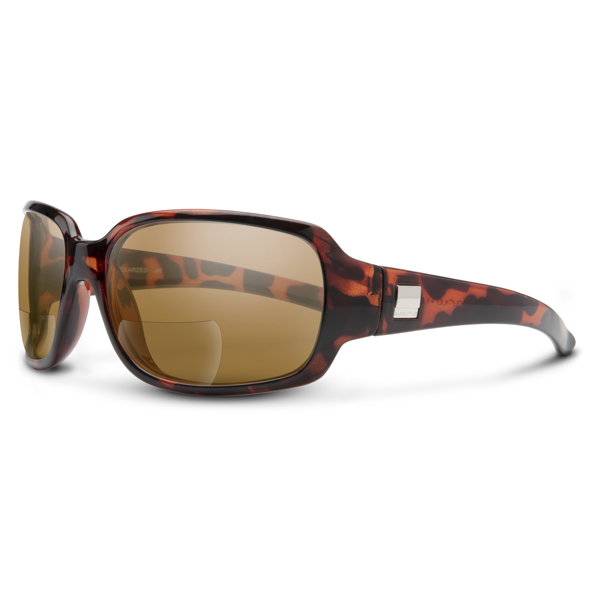 Cookie Reader, Tortoise + Polarized Brown 250 Lens