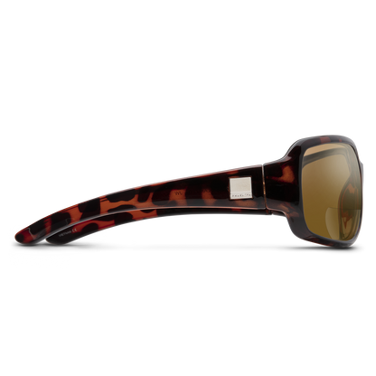 Cookie Reader, Tortoise + Polarized Brown 250 Lens