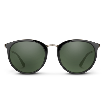Dana, Black + Polarized Gray Green Lens