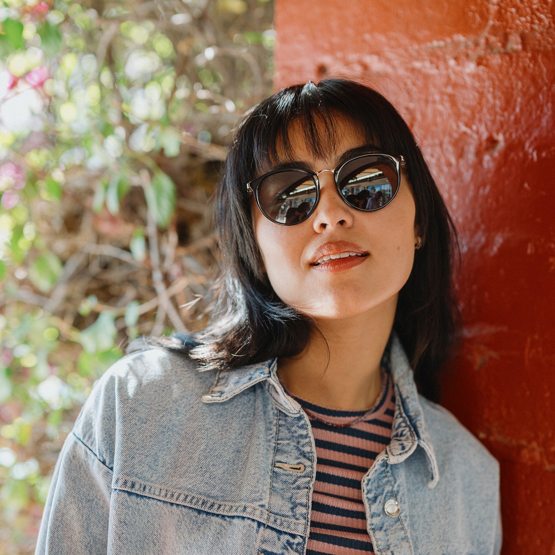 Dana, Black + Polarized Gray Green Lens
