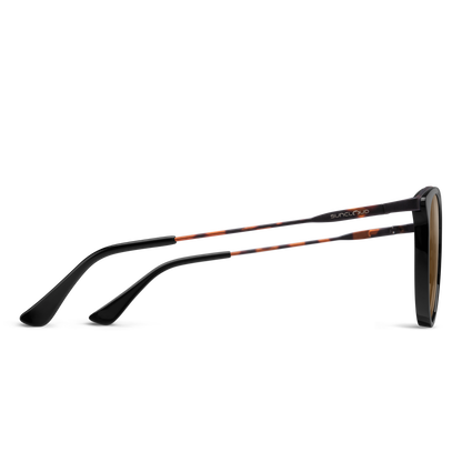 Dana, Black + Polarized Gray Green Lens