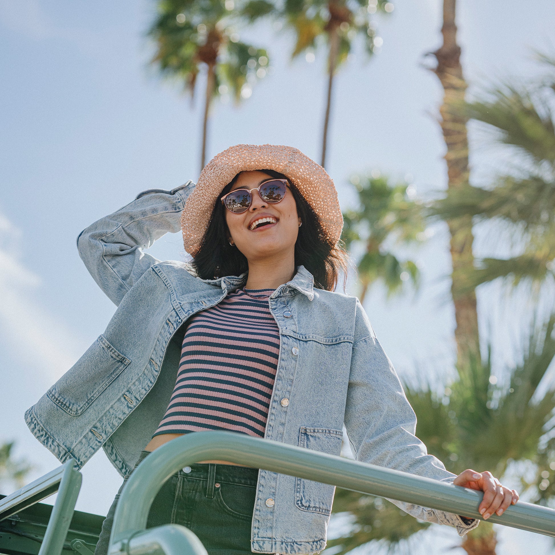 Dana, Black + Polarized Gray Green Lens