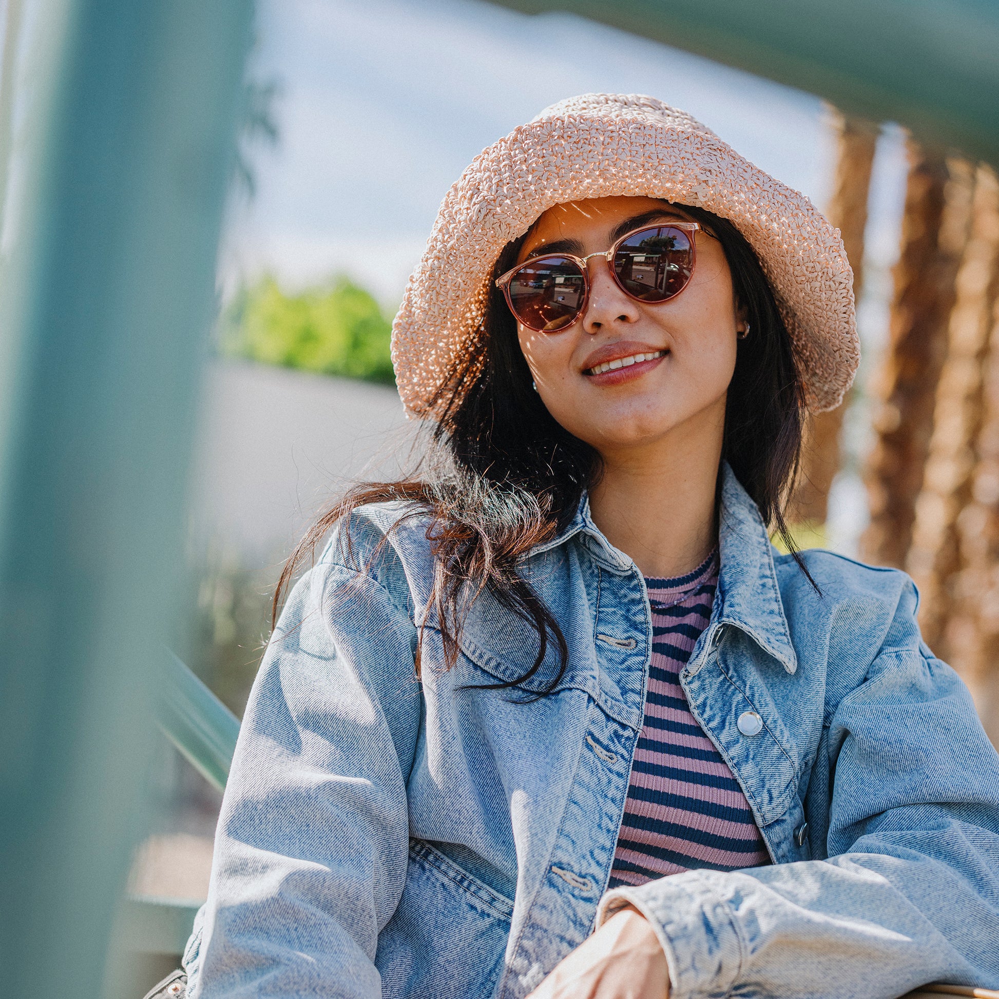 Dana, Black + Polarized Gray Green Lens