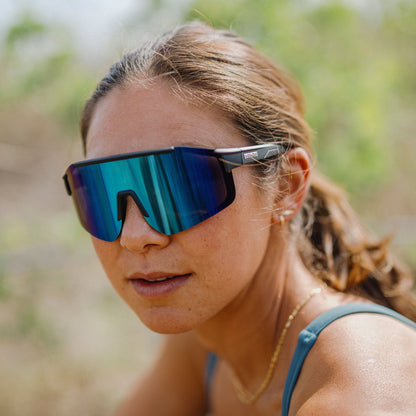 Domain, Matte Olive + Polarized Sienna Mirror Lens