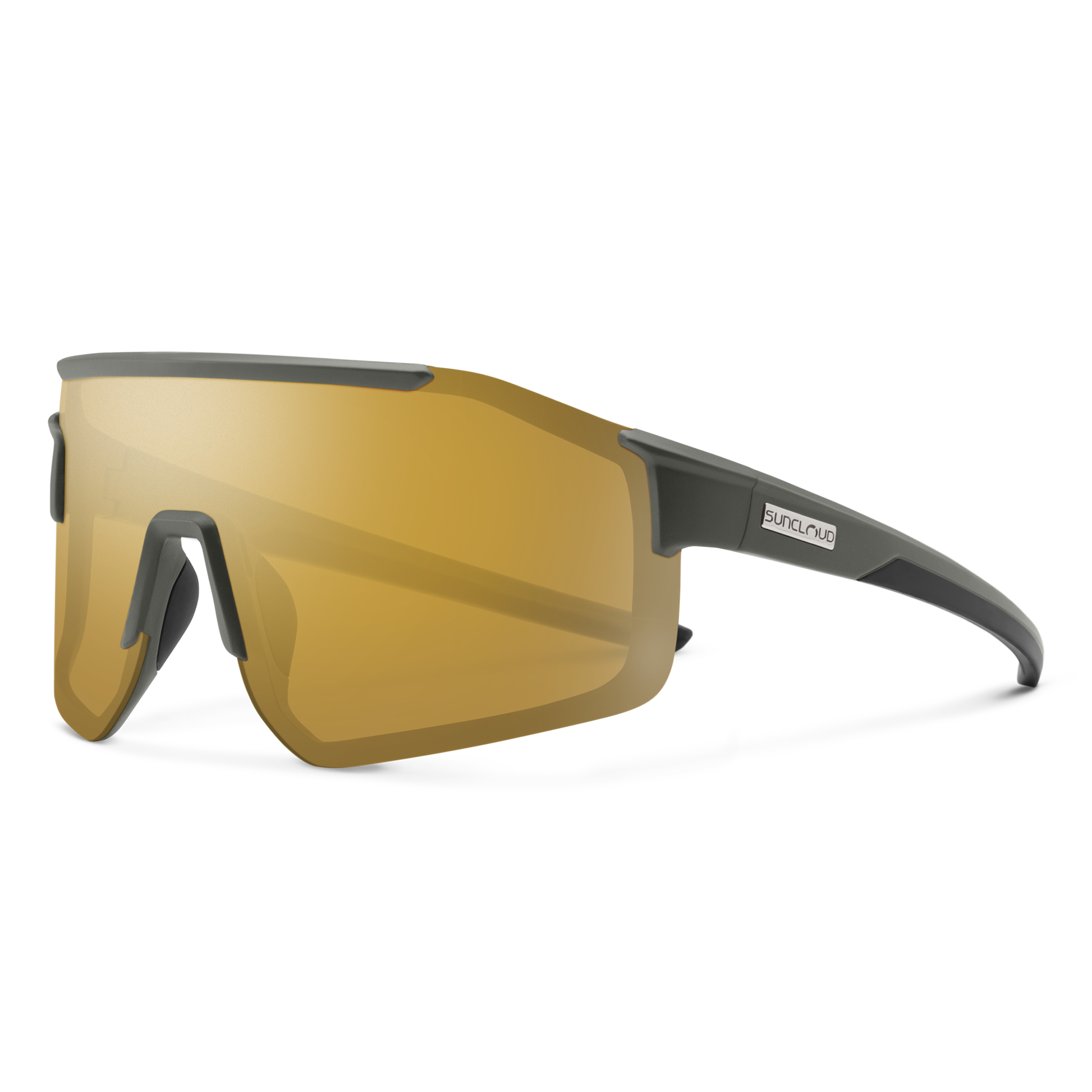 Domain, Matte Olive + Polarized Sienna Mirror Lens