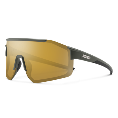 Domain, Matte Olive + Polarized Sienna Mirror Lens