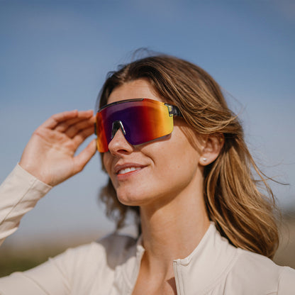 Domain, Matte Olive + Polarized Sienna Mirror Lens
