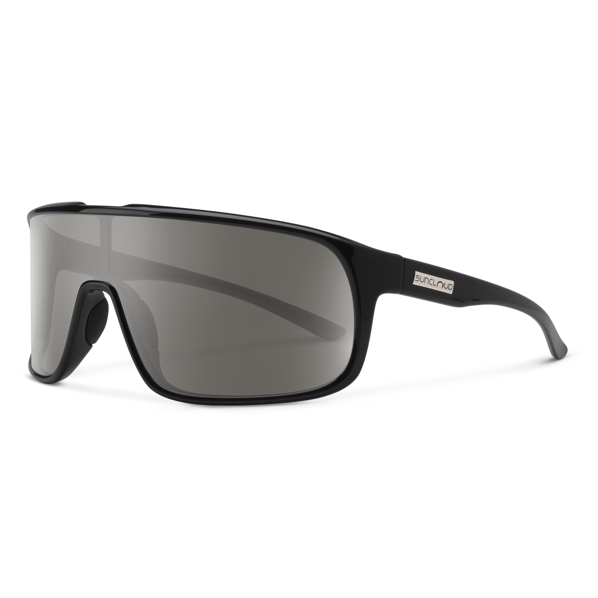 Double Up, Matte Black + Polarized Blue Mirror Lens