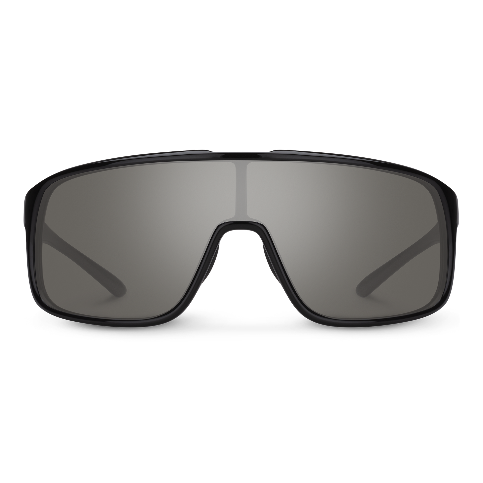 Double Up, Matte Black + Polarized Blue Mirror Lens