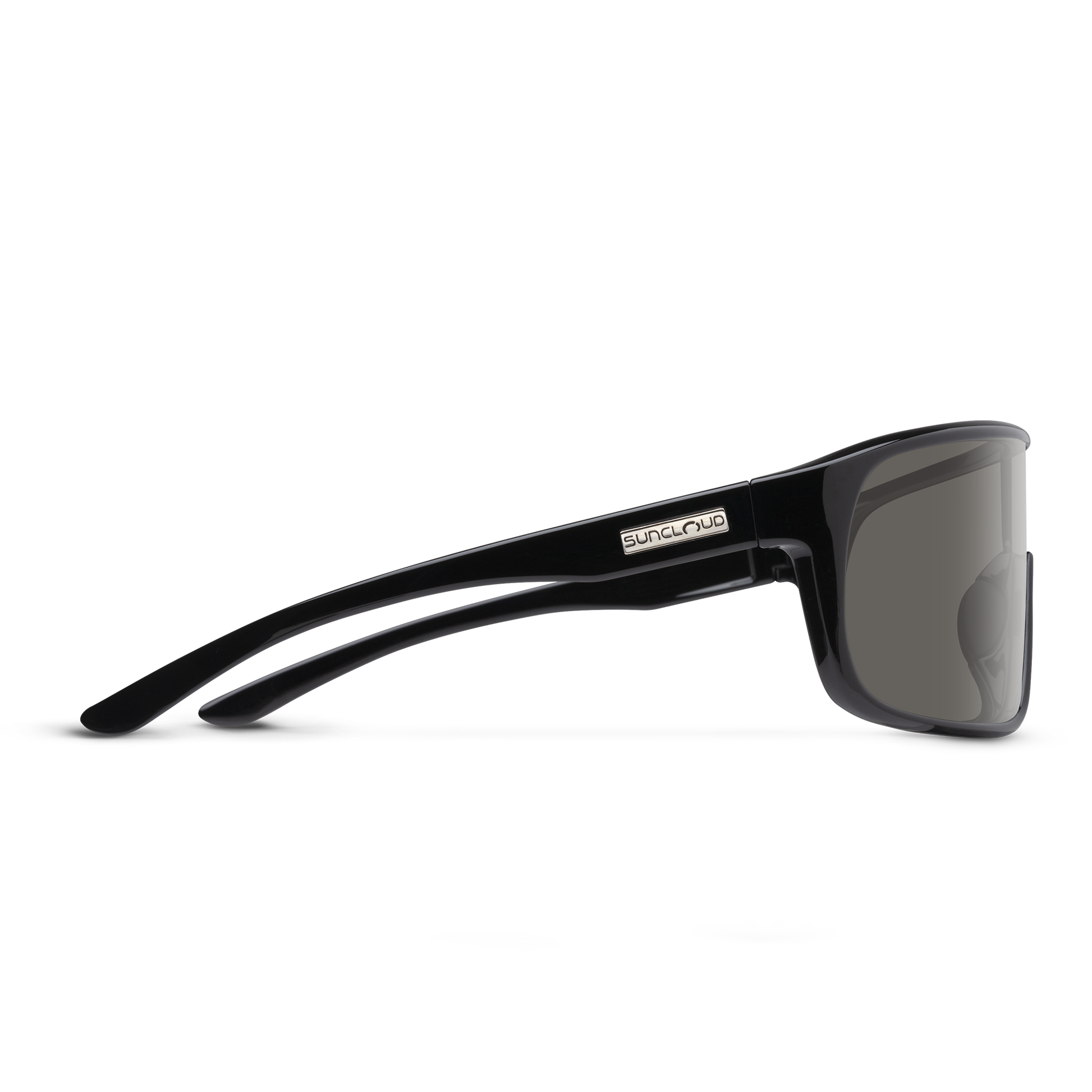 Double Up, Matte Black + Polarized Blue Mirror Lens