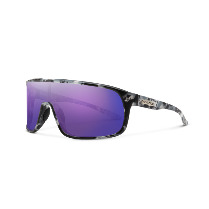 Double Up, Matte Black + Polarized Blue Mirror Lens