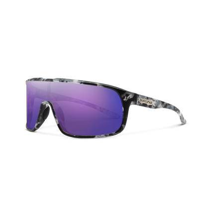 Double Up, Matte Black + Polarized Blue Mirror Lens